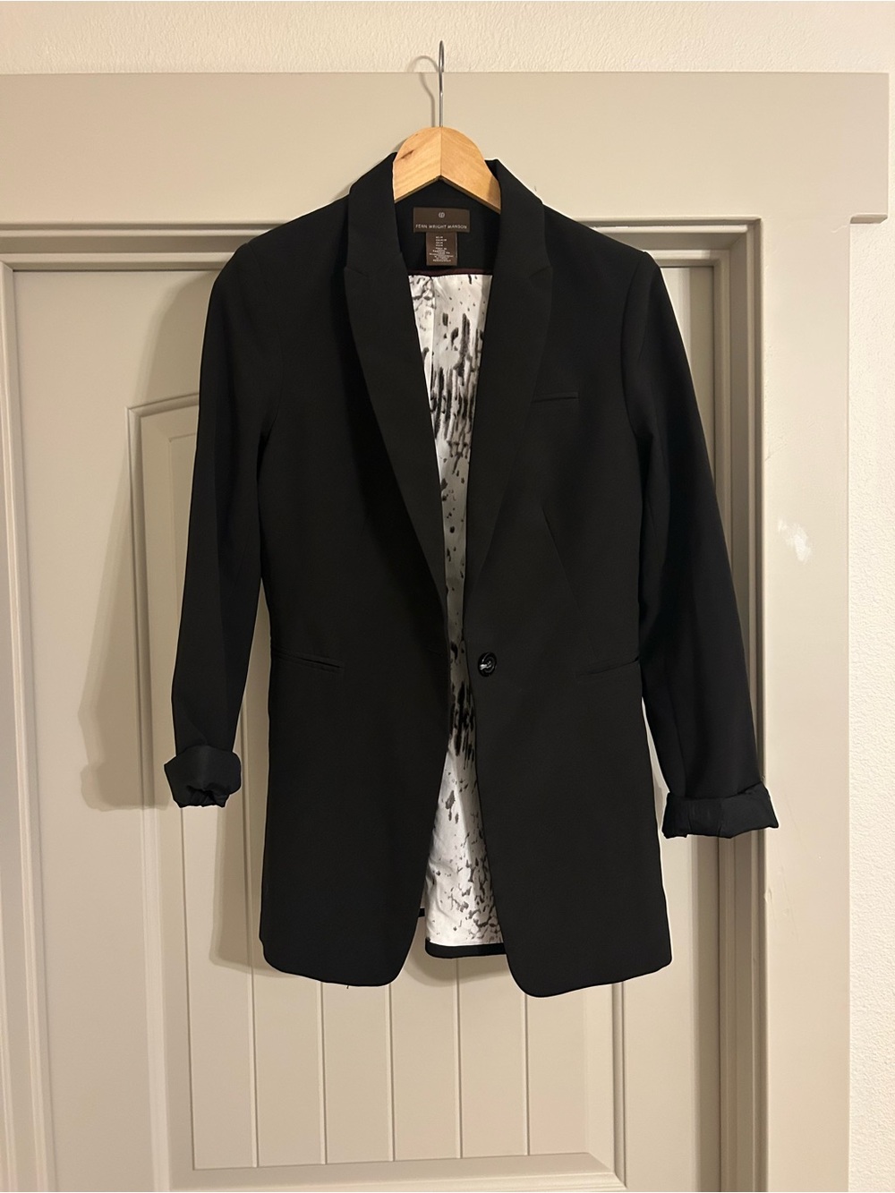 Fenn Wright Manson Black Women's Blazer Size Medium